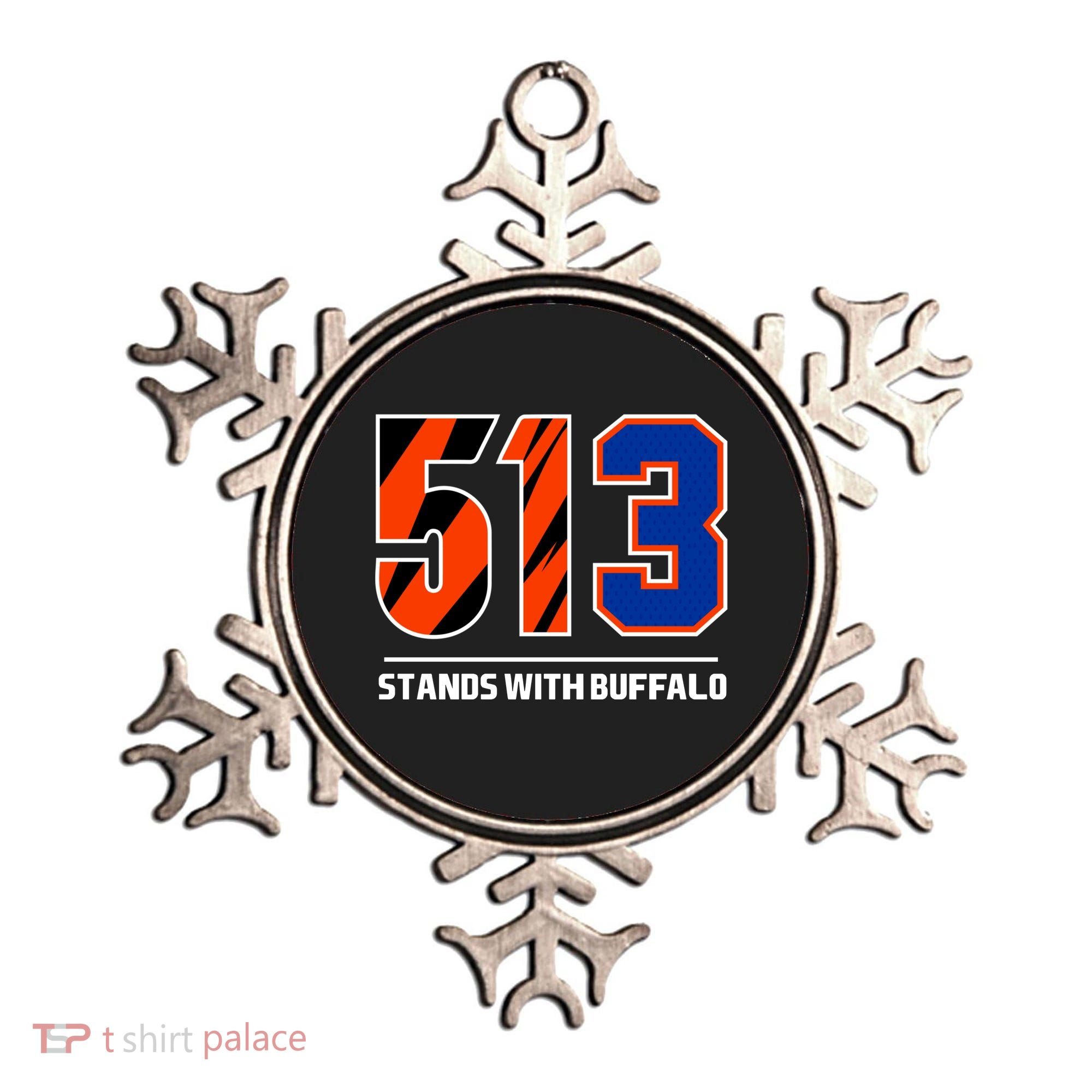 513 Stands With Buffalo Ornament
