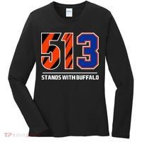513 Stands With Buffalo Women's Long Sleeve Shirt thumb 0
