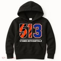 513 Stands With Buffalo Kids Hoodie thumb 0