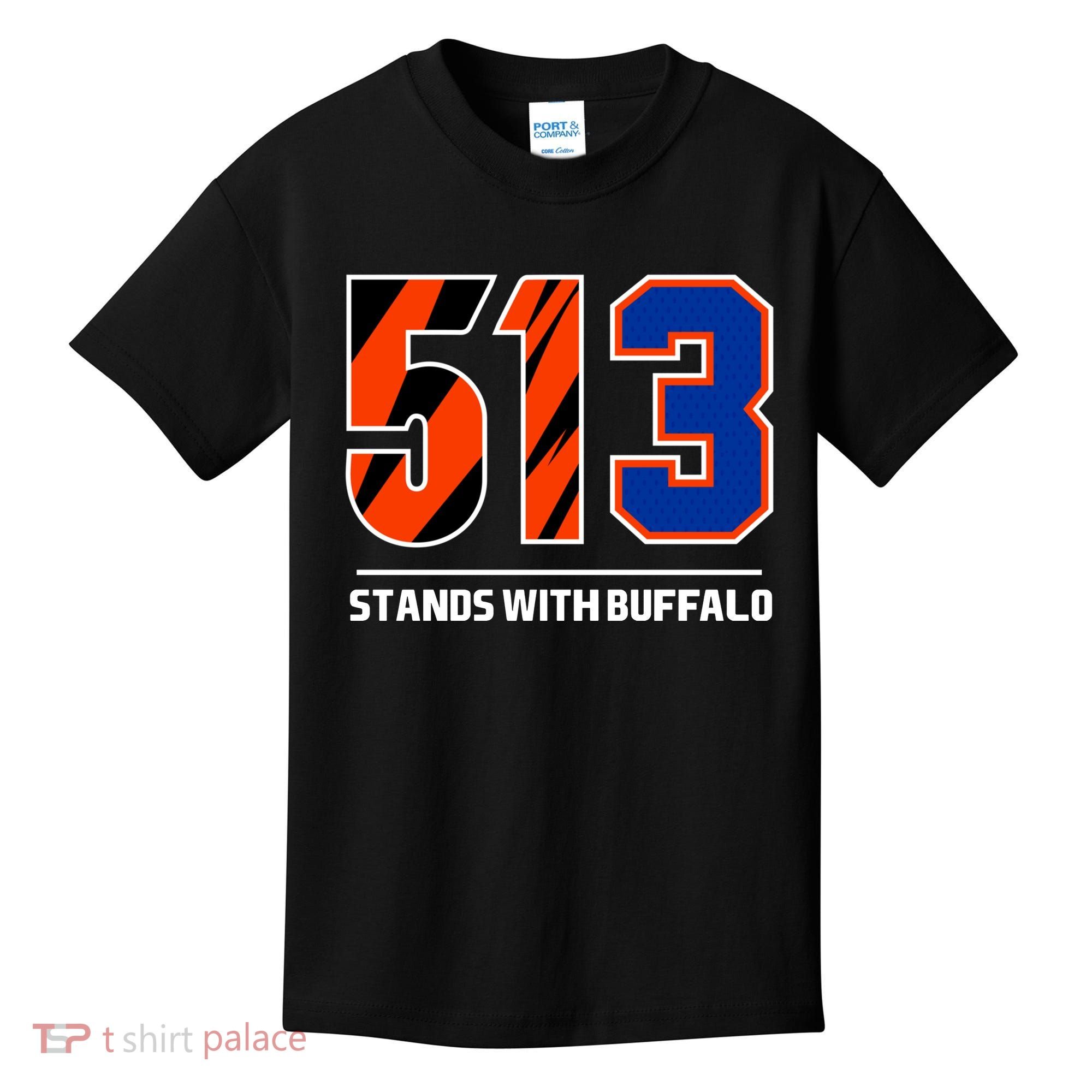 513 Stands With Buffalo Kids T-Shirt