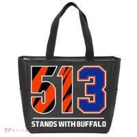 513 Stands With Buffalo Tote Bag thumb 0
