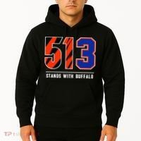 513 Stands With Buffalo Gift Hoodie thumb 2
