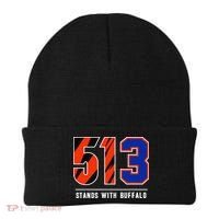513 Stands With Buffalo Gift Beanie thumb 0