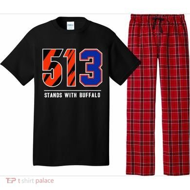 513 Stands With Buffalo Gift Pajama Set