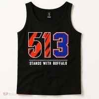 513 Stands With Buffalo Gift Tank Top thumb 2