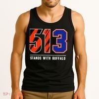 513 Stands With Buffalo Gift Tank Top thumb 3