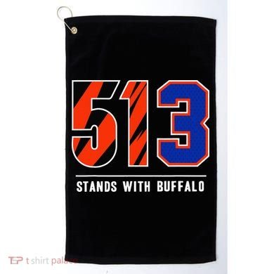 513 Stands With Buffalo Gift Golf Towel