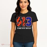 513 Stands With Buffalo Gift Women's T-Shirt thumb 4