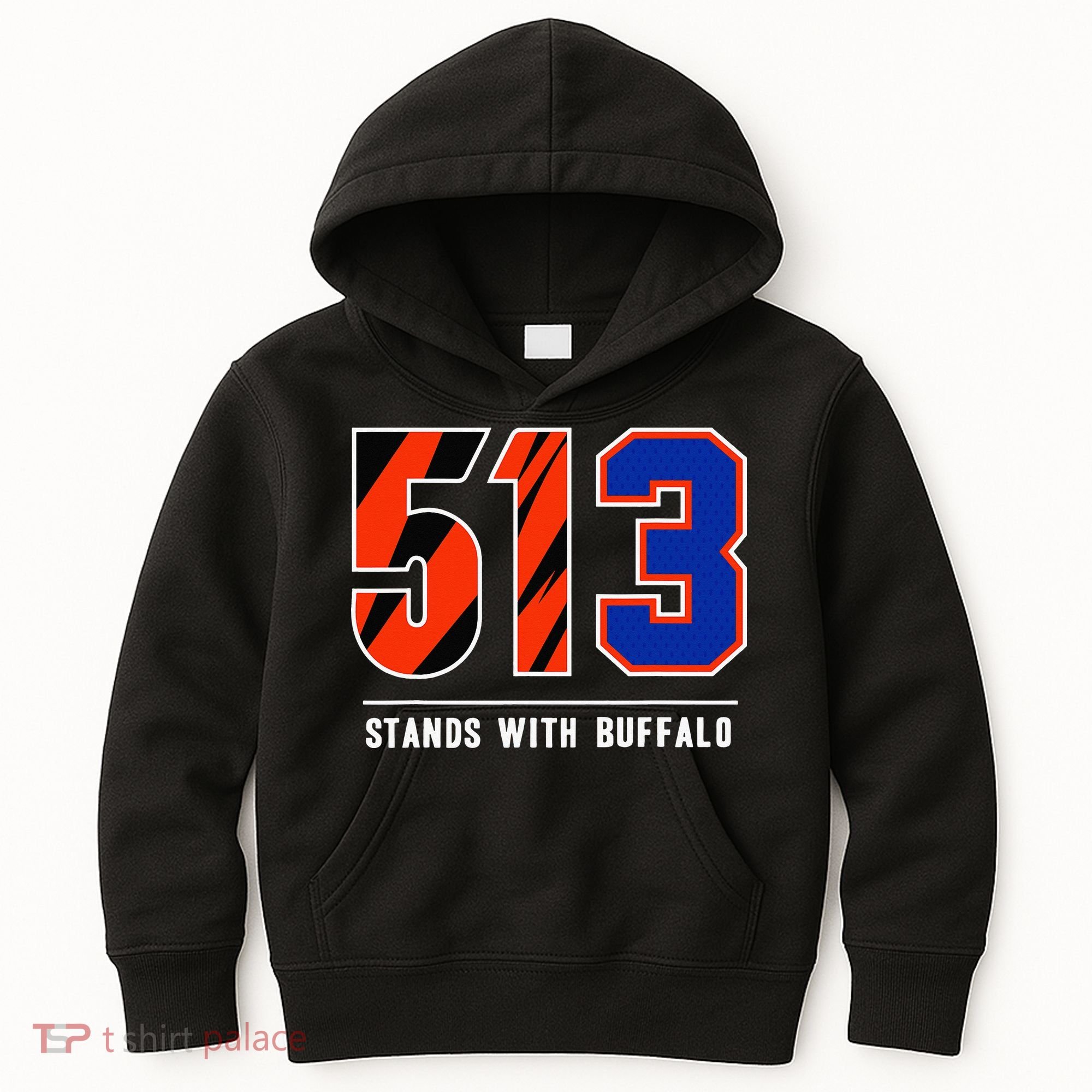 513 Stands With Buffalo Gift Kids Hoodie