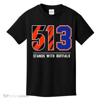 513 Stands With Buffalo Gift Kids T-Shirt