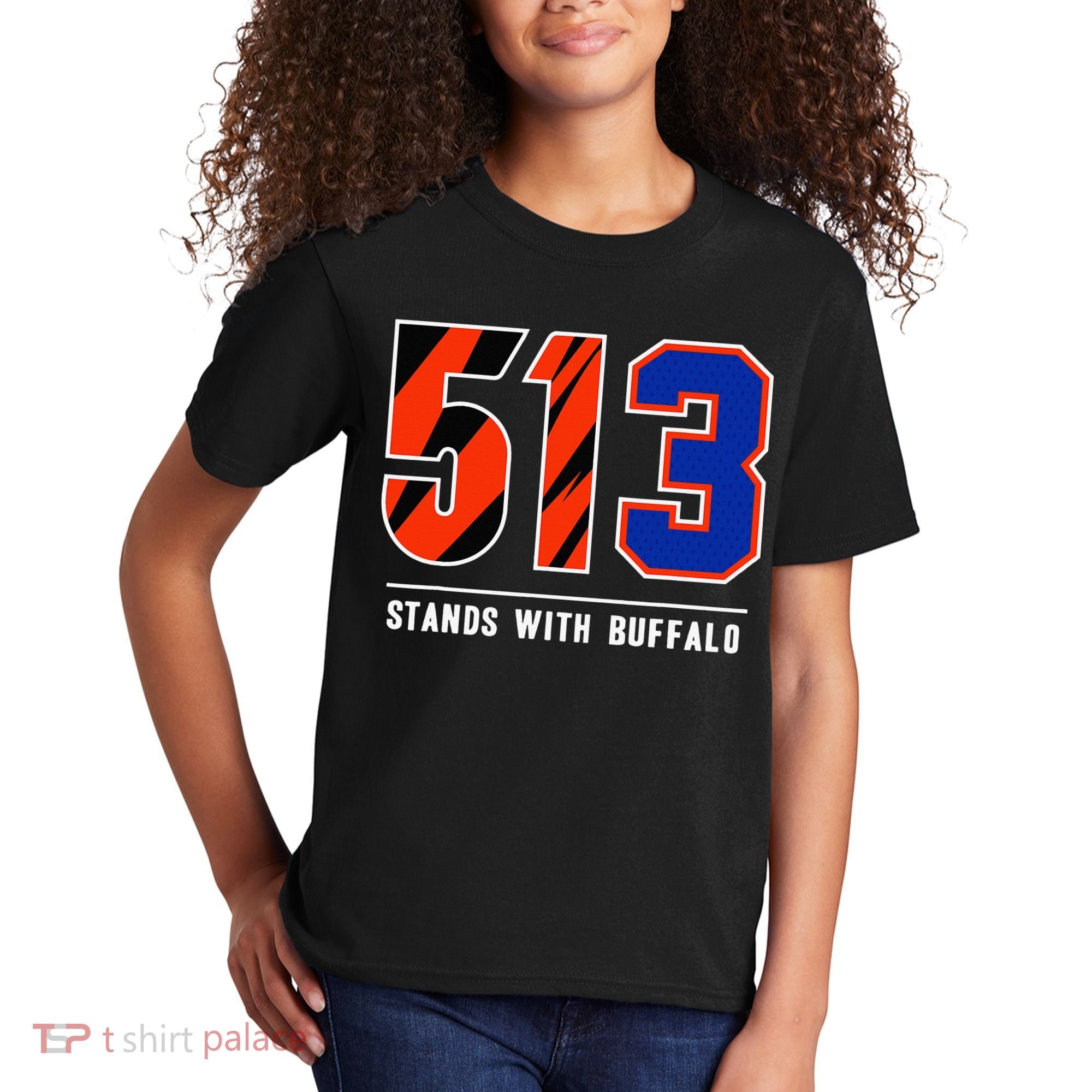 513 Stands With Buffalo Gift Kids T-Shirt