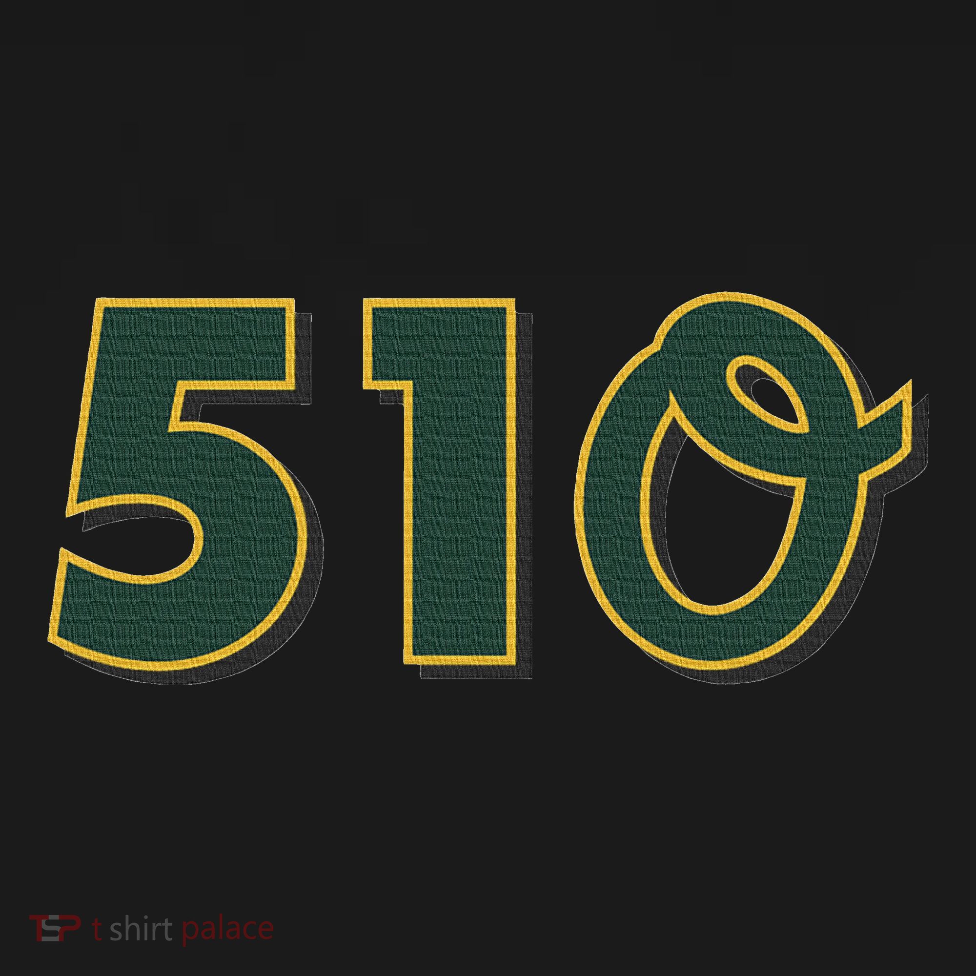 510 The Bay Area Oakland Baseball T-Shirt