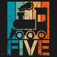 5th Train Birthday 5 Year Old 5yr Boys Girls Birthday Train Button thumb 1