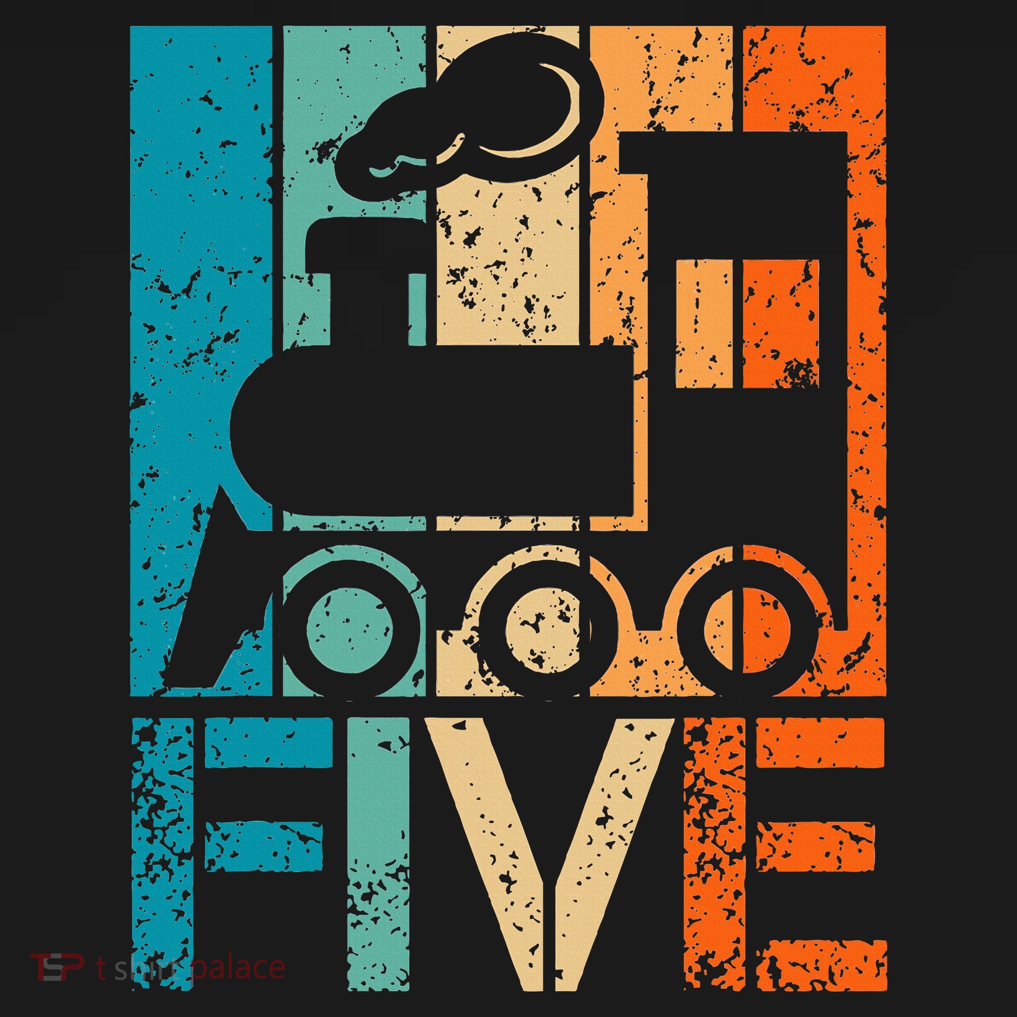 5th Train Birthday 5 Year Old 5yr Boys Girls Birthday Train Mousepad
