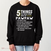 5 Things Grandpa Pawpaw Women's Sweatshirt thumb 0