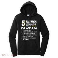 5 Things Grandpa Pawpaw Women's Hoodie thumb 0