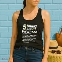 5 Things Grandpa Pawpaw Women's Tank Top thumb 2