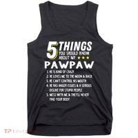 5 Things Grandpa Pawpaw Tank Top thumb 0