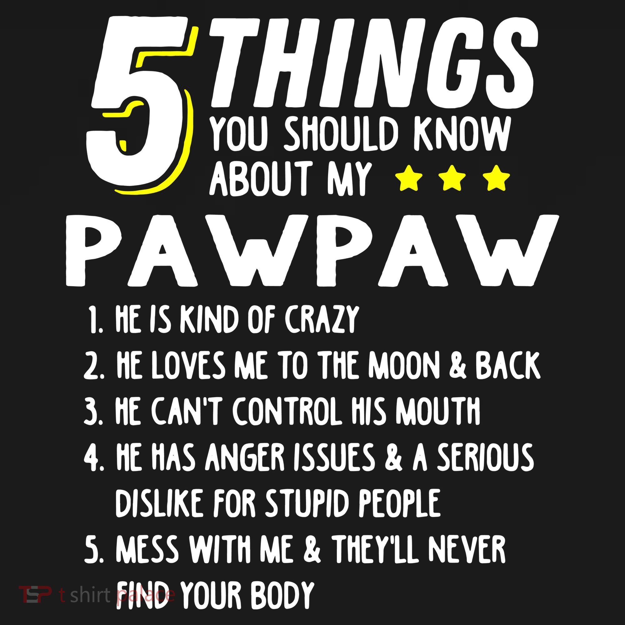 5 Things Grandpa Pawpaw Visor