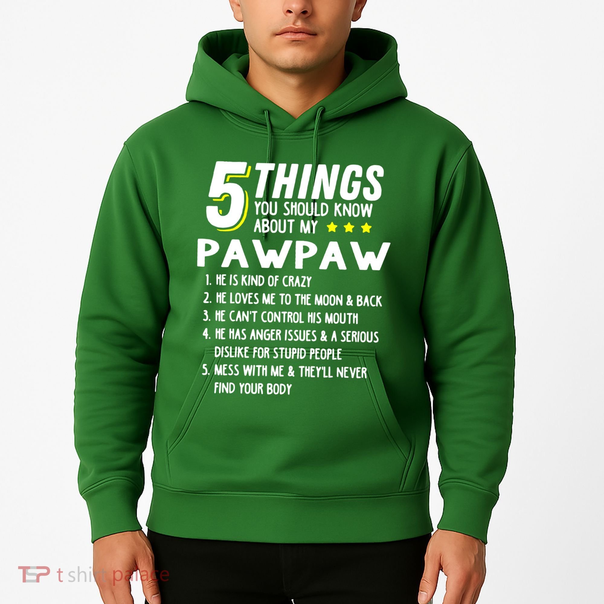 5 Things Grandpa Pawpaw Hoodie