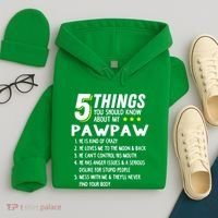 5 Things Grandpa Pawpaw Hoodie thumb 4