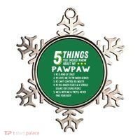 5 Things Grandpa Pawpaw Ornament thumb 0