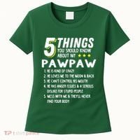 5 Things Grandpa Pawpaw Women's T-Shirt thumb 0