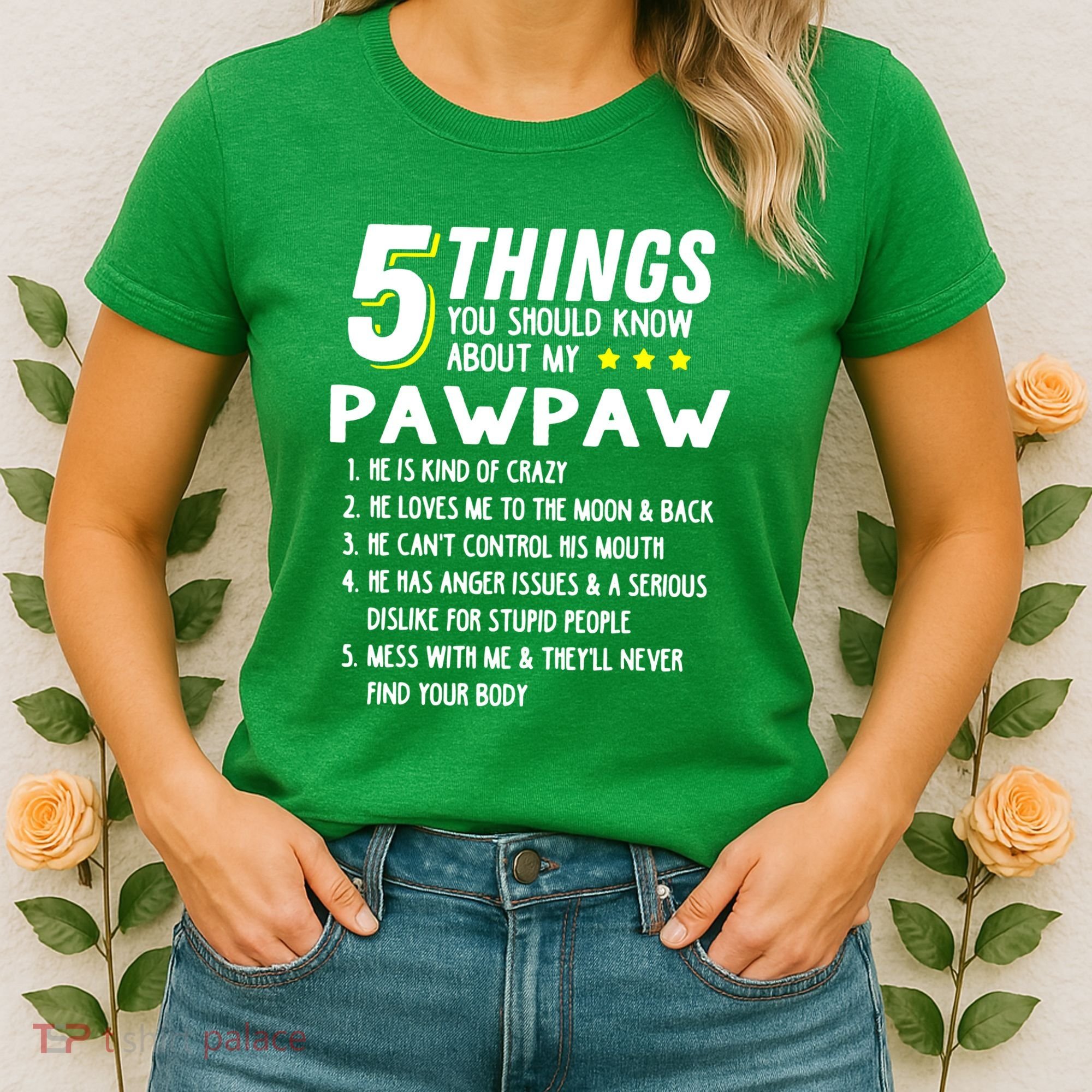 5 Things Grandpa Pawpaw Women's T-Shirt