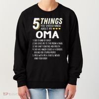5 Things Grandma Oma Gift Idea Women's Sweatshirt thumb 0