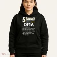 5 Things Grandma Oma Gift Idea Hoodie thumb 5
