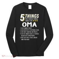 5 Things Grandma Oma Gift Idea Long Sleeve Shirt thumb 0