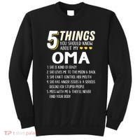 5 Things Grandma Oma Gift Idea Sweatshirt thumb 0