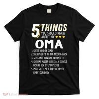 5 Things Grandma Oma Gift Idea T-Shirt thumb 0