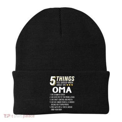 5 Things Grandma Oma Gift Idea Beanie