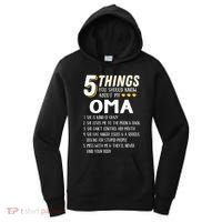 5 Things Grandma Oma Gift Idea Women's Hoodie thumb 0