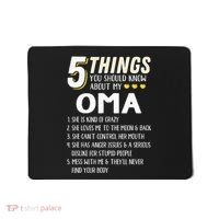 5 Things Grandma Oma Gift Idea Mousepad thumb 0