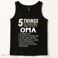 5 Things Grandma Oma Gift Idea Tank Top thumb 2