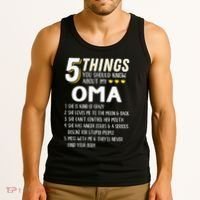 5 Things Grandma Oma Gift Idea Tank Top thumb 3
