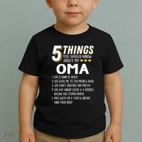 5 Things Grandma Oma Gift Idea Toddler T-Shirt thumb 2