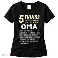 5 Things Grandma Oma Gift Idea Women's T-Shirt thumb 0