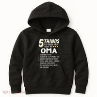 5 Things Grandma Oma Gift Idea Kids Hoodie thumb 0