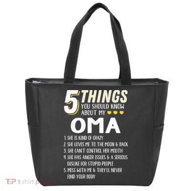 5 Things Grandma Oma Gift Idea Bag