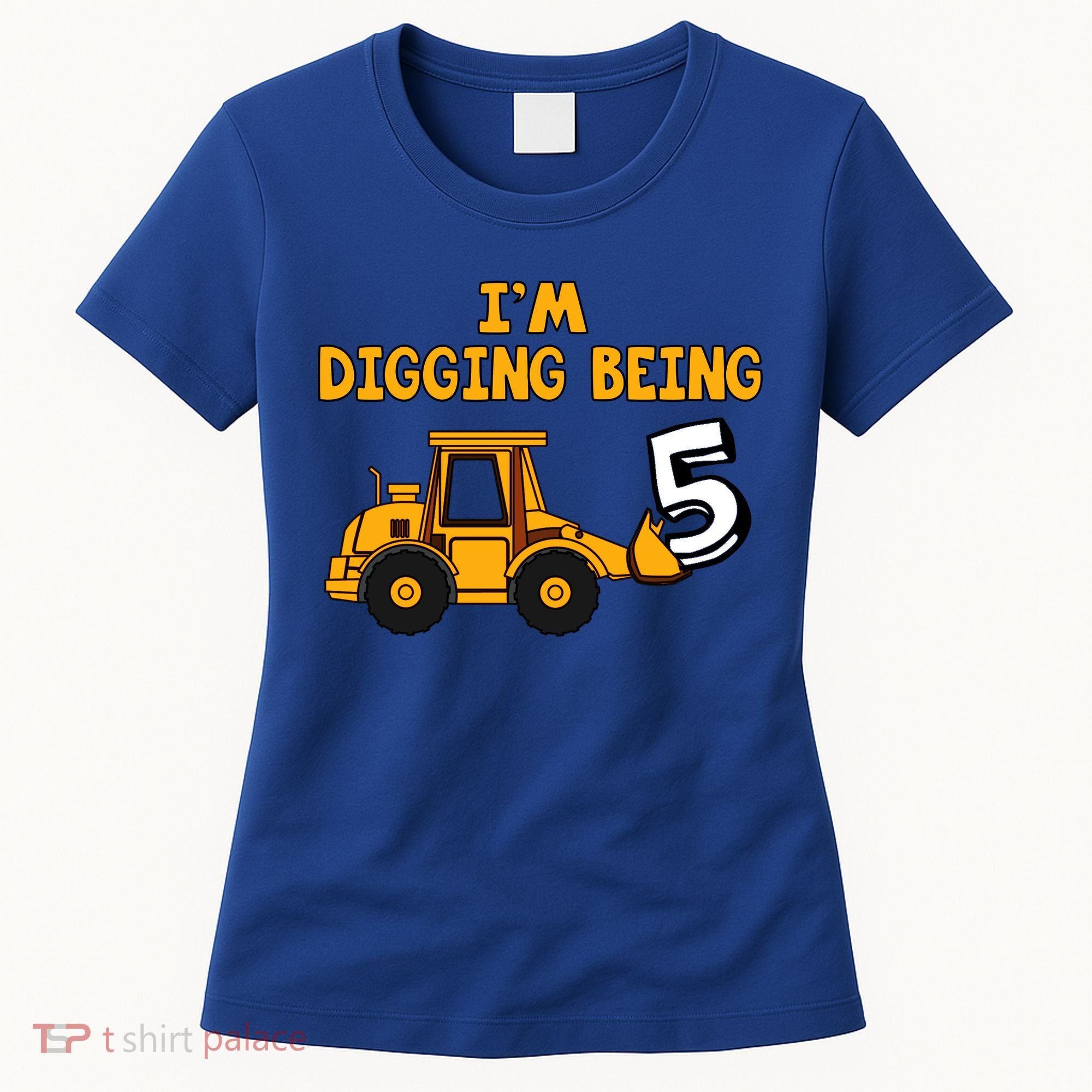 5th Birthday I'm Digging Being Five Women's T-Shirt
