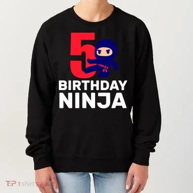 5th Birthday Ninja Women's Sweatshirt