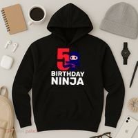 5th Birthday Ninja  Hoodie thumb 3