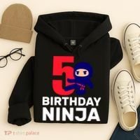 5th Birthday Ninja  Hoodie thumb 4
