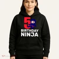 5th Birthday Ninja  Hoodie thumb 5