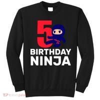 5th Birthday Ninja  Sweatshirt thumb 0