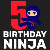 5th Birthday Ninja  Beanie thumb 2