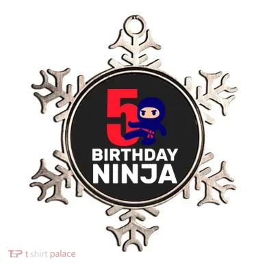 5th Birthday Ninja  Ornament